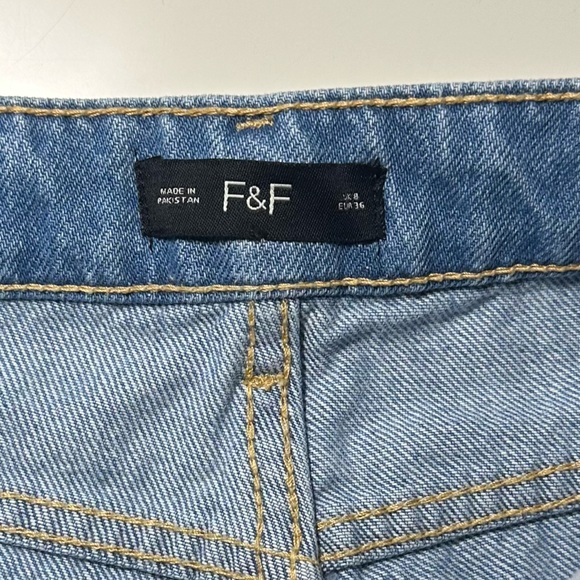 F&F Wide Leg Ripped Jeans - Picture 7 of 11